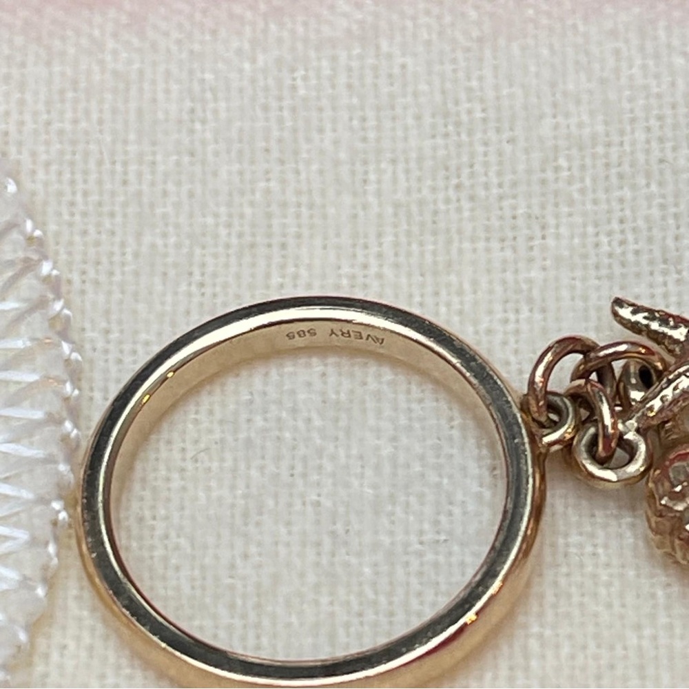 James Avery 14k gold dangle ring - Picture 6 of 8